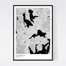 Load image into Gallery viewer, Jyväskylä City Map Print