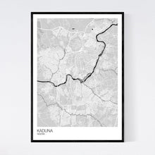 Load image into Gallery viewer, Kaduna City Map Print