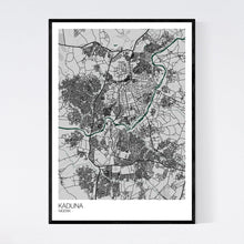 Load image into Gallery viewer, Kaduna City Map Print