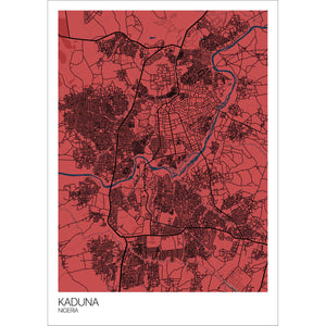 Map of Kaduna, Nigeria