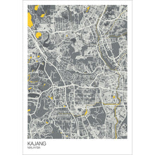 Load image into Gallery viewer, Map of Kajang, Malaysia