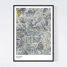 Load image into Gallery viewer, Map of Kajang, Malaysia