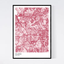 Load image into Gallery viewer, Kajang City Map Print