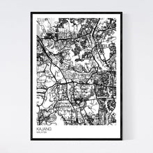 Load image into Gallery viewer, Kajang City Map Print