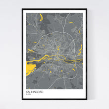 Load image into Gallery viewer, Map of Kaliningrad, Russia