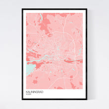 Load image into Gallery viewer, Kaliningrad City Map Print