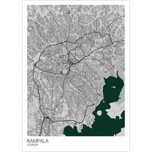Load image into Gallery viewer, Map of Kampala, Uganda