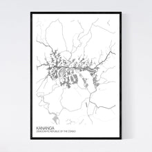 Load image into Gallery viewer, Map of Kananga, Democratic Republic of the Congo