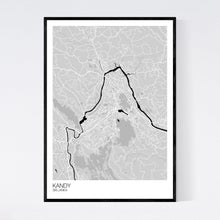 Load image into Gallery viewer, Map of Kandy, Sri Lanka