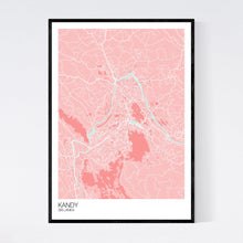 Load image into Gallery viewer, Kandy City Map Print