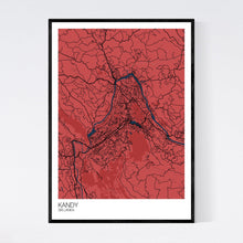 Load image into Gallery viewer, Kandy City Map Print