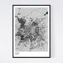 Load image into Gallery viewer, Kano City Map Print