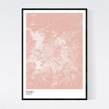 Load image into Gallery viewer, Kano City Map Print