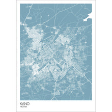 Load image into Gallery viewer, Map of Kano, Nigeria