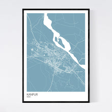 Load image into Gallery viewer, Kanpur City Map Print
