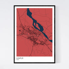 Load image into Gallery viewer, Kanpur City Map Print