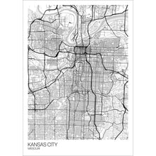 Load image into Gallery viewer, Map of Kansas City, Missouri