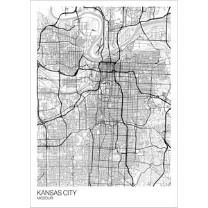Map of Kansas City, Missouri