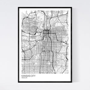 Map of Kansas City, Missouri