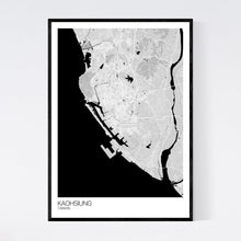 Load image into Gallery viewer, Kaohsiung City Map Print