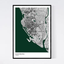 Load image into Gallery viewer, Kaohsiung City Map Print