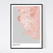 Load image into Gallery viewer, Kaohsiung City Map Print