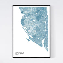 Load image into Gallery viewer, Kaohsiung City Map Print