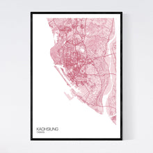 Load image into Gallery viewer, Map of Kaohsiung, Taiwan