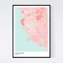 Load image into Gallery viewer, Kaohsiung City Map Print