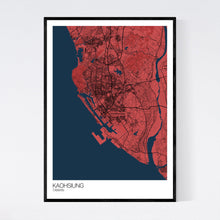 Load image into Gallery viewer, Kaohsiung City Map Print