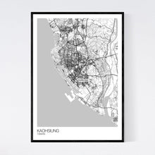 Load image into Gallery viewer, Kaohsiung City Map Print