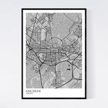 Load image into Gallery viewer, Karlsruhe City Map Print