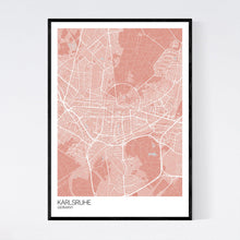 Load image into Gallery viewer, Karlsruhe City Map Print