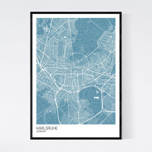 Load image into Gallery viewer, Karlsruhe City Map Print