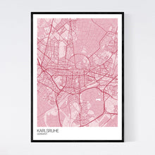 Load image into Gallery viewer, Karlsruhe City Map Print