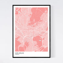 Load image into Gallery viewer, Karlsruhe City Map Print