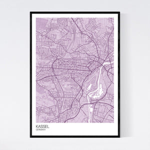 Kassel City Map Print