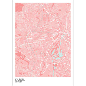 Map of Kassel, Germany