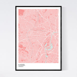 Map of Kassel, Germany