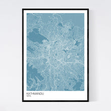 Load image into Gallery viewer, Kathmandu City Map Print