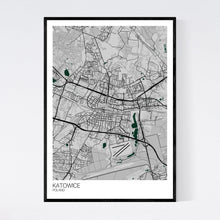 Load image into Gallery viewer, Katowice City Map Print