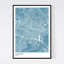 Load image into Gallery viewer, Katowice City Map Print