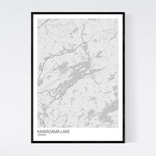 Load image into Gallery viewer, Kawagama Lake Region Map Print