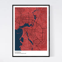 Load image into Gallery viewer, Kazan City Map Print