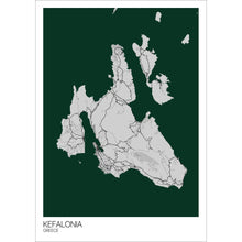 Load image into Gallery viewer, Map of Kefalonia, Greece