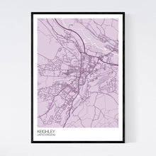 Load image into Gallery viewer, Keighley City Map Print