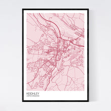 Load image into Gallery viewer, Keighley City Map Print