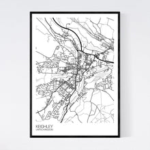 Load image into Gallery viewer, Keighley City Map Print