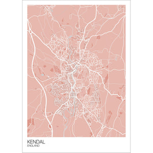 Map of Kendal, England