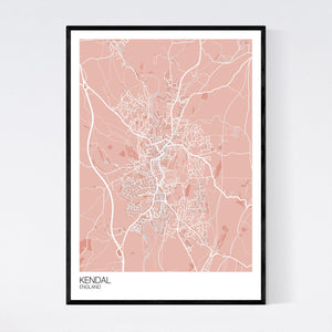 Map of Kendal, England